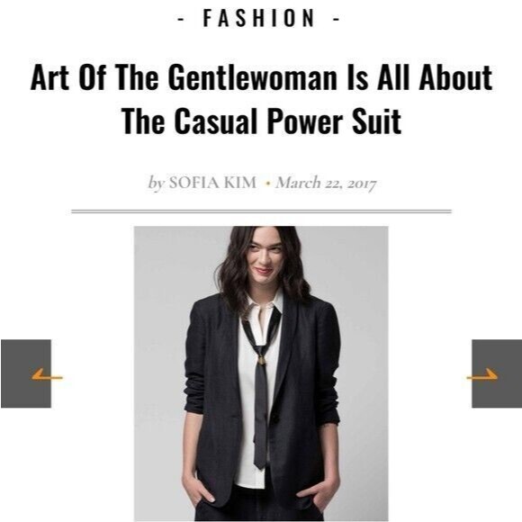 Art of the Gentlewoman Soft Blazer 2 US Med Linen Viscose Blend Casual Powersuit - Picture 9 of 9